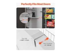 Organizador de Despensa SucceBuy, con Estantes Colgantes de 8 Niveles, para Cocina, Despensa, Salón