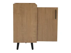 Organizador de zapatos - con 3 puertas y banco zapatero - para Salón, Pasillo - 100x34x69cm