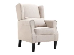 Ovrik Sillón de tela beige
