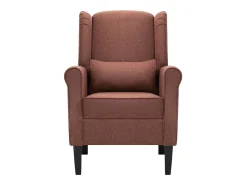 Ovrik Sillón de tela marrón