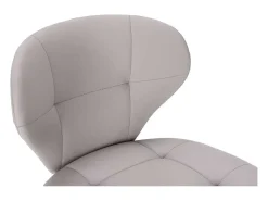 Pack de 2 taburetes modelo Fauna tapizado en polipiel beige, 94cm(alto) 45cm(ancho) 52cm (
