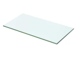 Paneles de estantería 2 piezas Vidrio transparente 50 x 20 cm