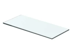 Paneles de estantería 2 piezas Vidrio transparente 40 x 12 cm
