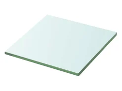 Paneles de estantería 2 piezas Vidrio transparente 30 x 30 cm
