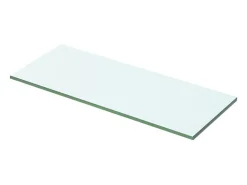 Paneles de estantería 2 piezas Vidrio transparente 50 x 15 cm