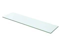 Paneles de estantería 2 piezas Vidrio transparente 60 x 12 cm