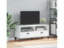 Paolo Emilio Mueble para TV VIKEN madera de ingeniería blanco