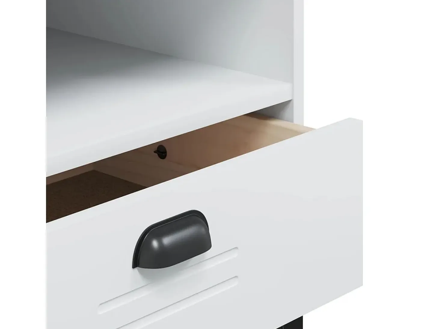 Paolo Emilio Mueble para TV VIKEN madera de ingeniería blanco