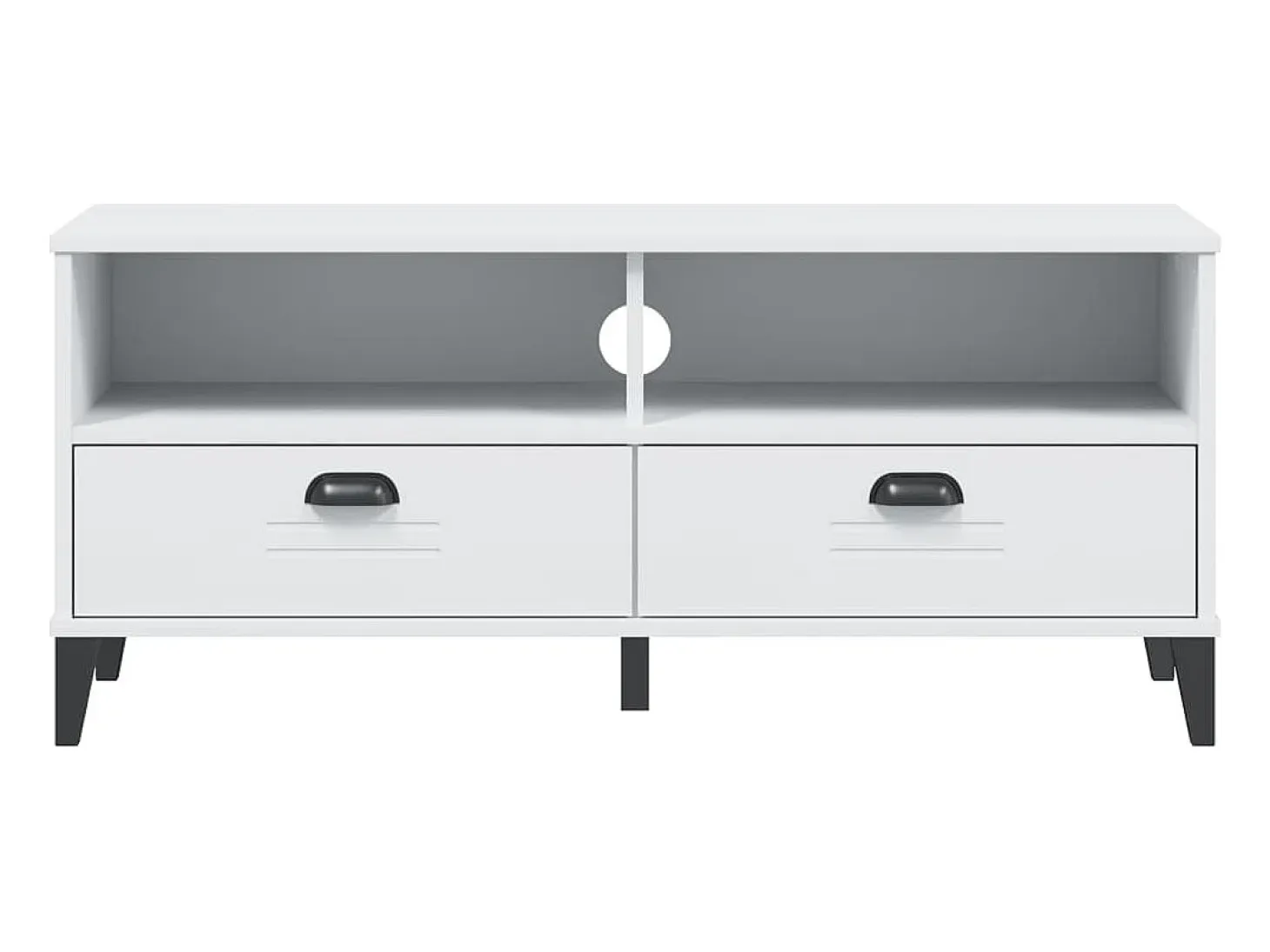 Paolo Emilio Mueble para TV VIKEN madera de ingeniería blanco