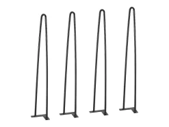 Patas de Mueble SucceBuy, 71.12cm, Metal, Robusto, Mesa de Comedor, Moderno, Perfectos para Muebles de Salón y Diseño Contemporáneo