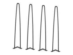 Patas de Mueble SucceBuy, 71.12cm, Metal, Robusto, Mesa de Comedor, Moderno, Perfectos para Muebles de Salón y Diseño Contemporáneo