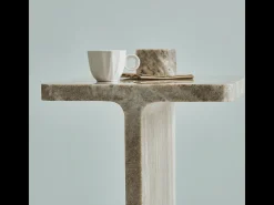 Pedestal de mármol L38 cm - HYPPOLITE - Beige