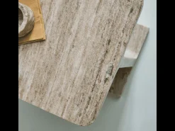 Pedestal de mármol L38 cm - HYPPOLITE - Beige