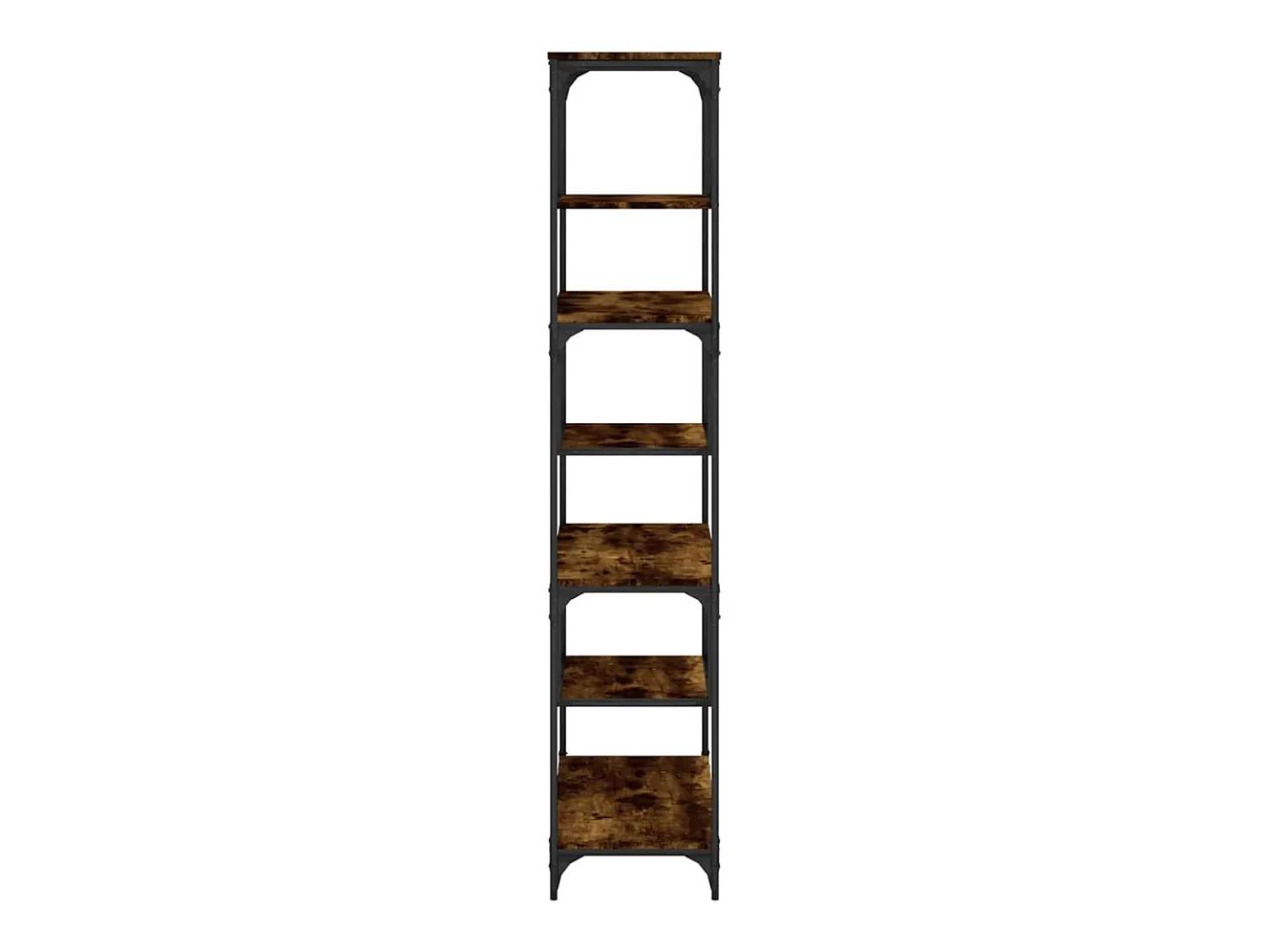 Pelin Estantería madera de ingeniería roble ahumado 81x36x176 cm