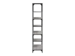 Pelin Estantería madera de ingeniería gris Sonoma 81x36x176 cm