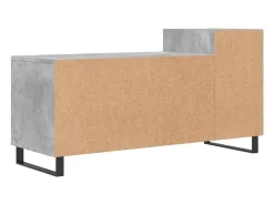 Pelkosenniemi Mueble para TV madera contrachapada gris hormigón 100x35x55 cm