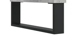 Pelkosenniemi Mueble para TV madera contrachapada gris hormigón 100x35x55 cm