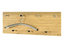 Perchero de pared 7 ganchos diseño roble hoki