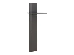 Perchero de pared 4 ganchos estante vestíbulo diseño moderno Magic Jako Ardesia