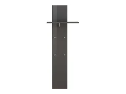 Perchero de pared 4 ganchos estante vestíbulo diseño moderno Magic Jako Ardesia