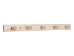 Perchero de Pared Abano, Marrón, 1,5x70x5 cm, Kendra Home