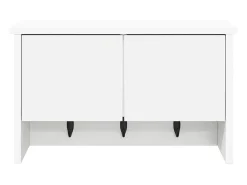 Perchero de pared Blanco 50 x 20 x 30 cm Madera de ingeniería