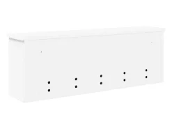 Perchero de pared Blanco 75 x 16 x 26 cm Madera de ingeniería