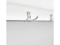 Perchero de pared con 3 Cestas y 4 Ganchos Estante de Pared para Pasillo Entrada 80 x 20 x 25 cm FHK19-WN SoBuy ES
