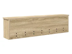 Perchero de pared con estante roble Sonoma 100 x 16 x 26 cm