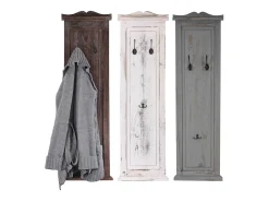 Perchero de pared H33 (juego de 2), gris desgastado