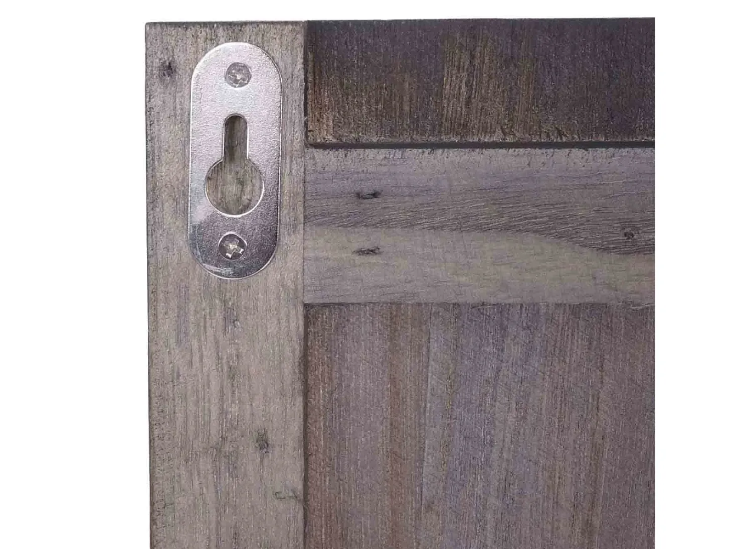 Perchero de pared MCW-C89 con tablón de anuncios, gris oscuro, desgastado