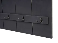 Perchero de pared MCW-C89 Welcome Shabby, gris oscuro, desgastado