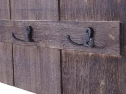 Perchero de pared MCW-C89 Welcome Shabby, marrón, desgastado