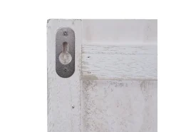 Perchero de pared MCW-C89 Welcome Shabby, blanco, desgastado