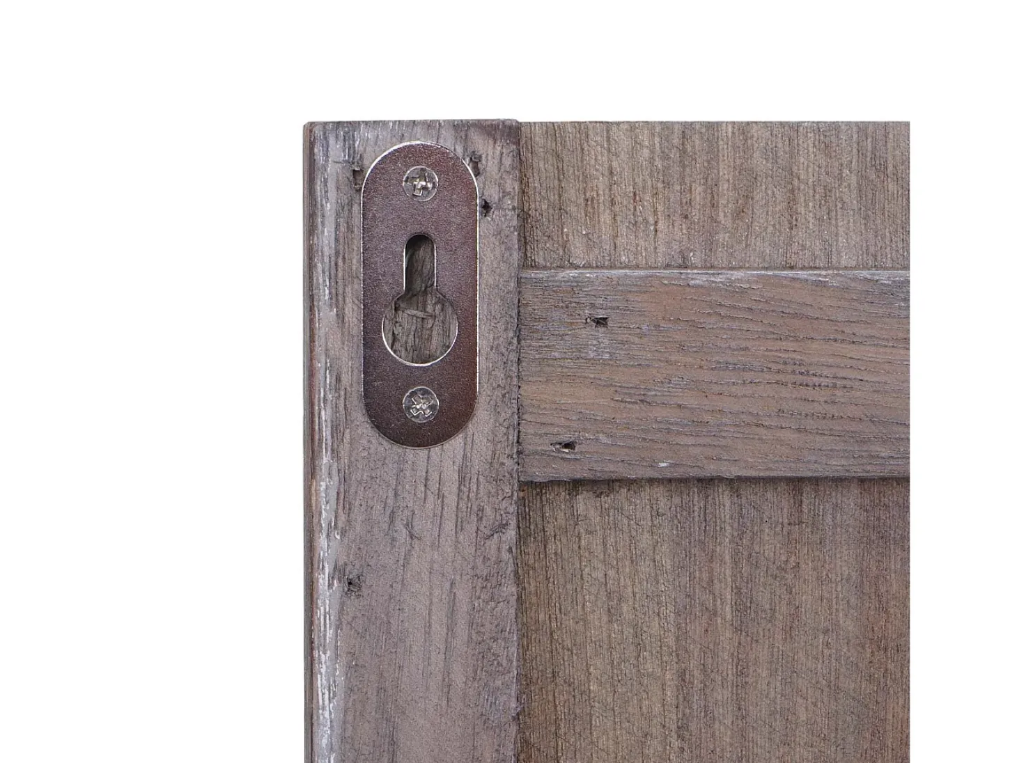 Perchero de pared MCW-D13, gris oscuro shabby
