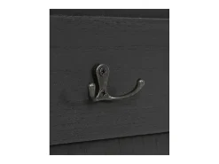 Perchero de pared MCW-D13, gris oscuro shabby