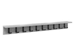 Perchero de pared Sonoma gris 100 x 10,5 x 10,5 cm