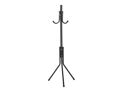 Perchero de pie c/8 colgadores negro metal 42x17x17 cm