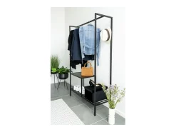 Perchero de Suelo Vita, Negro, 38x101x170 cm, Kendra Home