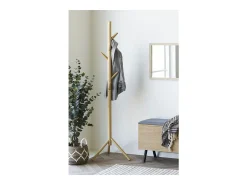 Perchero de Suelo Wanaka, Marrón, 50x50x163 cm, Kendra Home