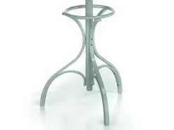 Perchero giratorio - A183cm x L48cm x F51cm - madera color gris - Retro