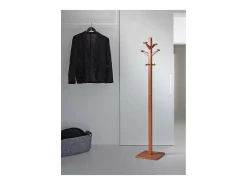 Perchero mod. 407 acabado lacado cerezo, 170 cm(alto)35 cm(ancho)35 cm(largo)