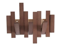 Perchero Nórdico 3 ganchos madera maciza 20x22,8x3,3 cm
