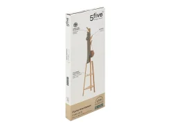 Perchero Pie Bam 4 Colgadores Marrón 177cm