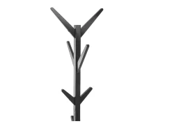 Perchero Pie Multiestancia c/8 Colgadores Negro 173 cm