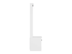 Perchero SANDNES blanco 45x40x159,5 cm madera maciza de pino