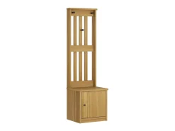 Perchero SANDNES 45x40x159,5 cm madera maciza de pino