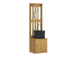 Perchero SANDNES 45x40x159,5 cm madera maciza de pino
