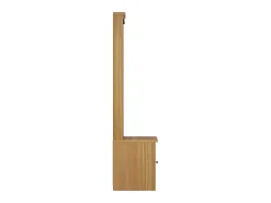 Perchero SANDNES 45x40x159,5 cm madera maciza de pino