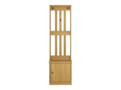 Perchero SANDNES 45x40x159,5 cm madera maciza de pino
